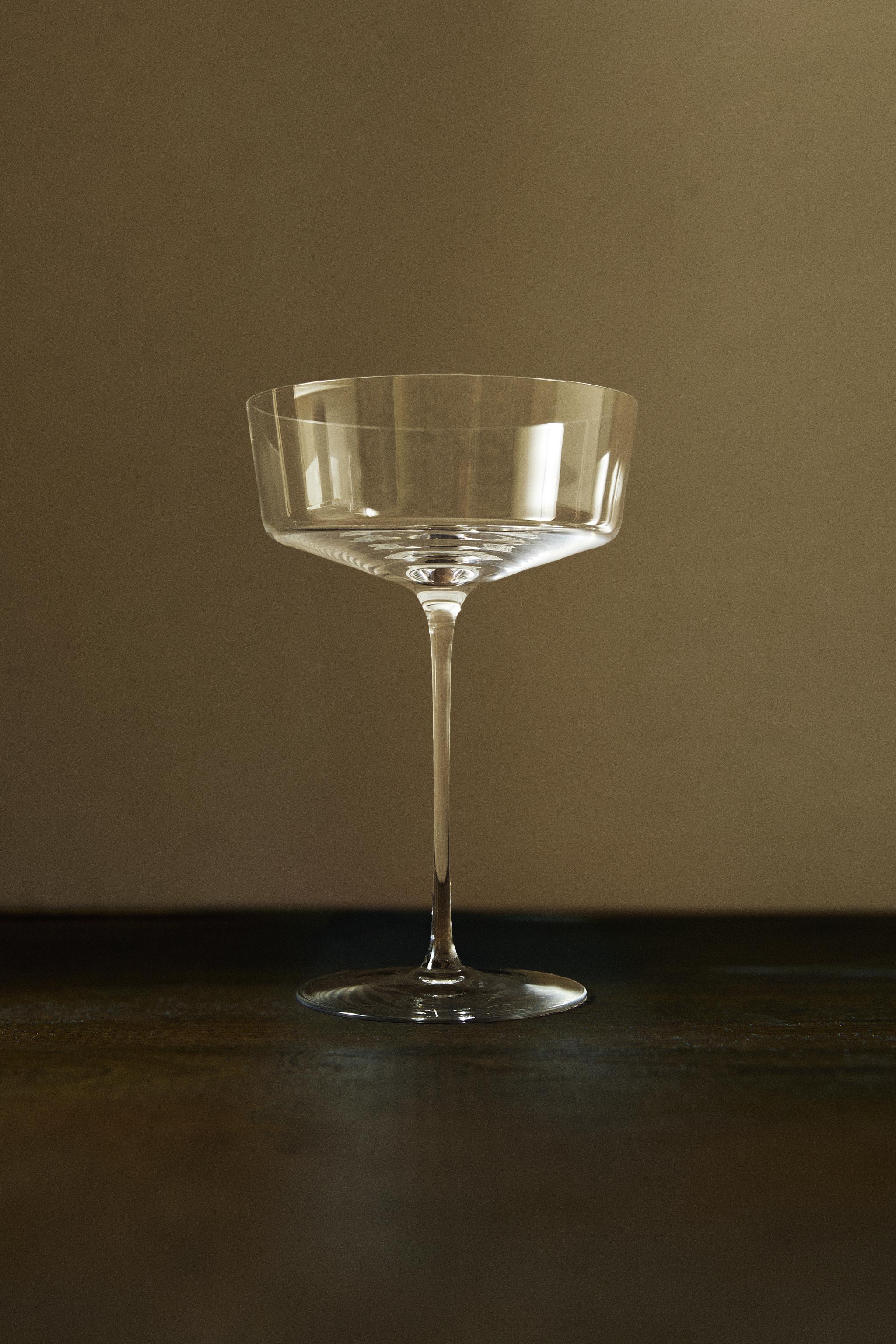 COUPE À CAVA VERRE SOUFFLÉ CRISTALLIN